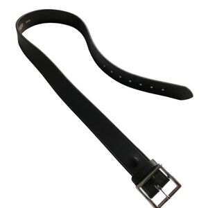 Classic Black Leather Belt